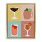 Stupell Industries Mixed Cocktail Drinks Framed Floater Canvas Wall Art Design by Natalie Carpentieri